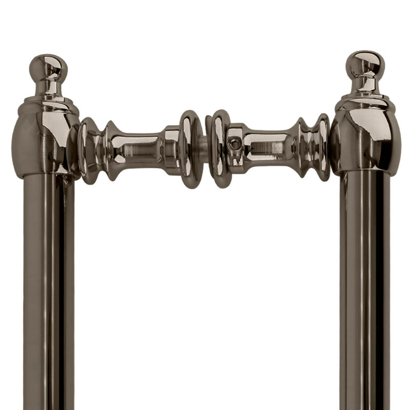 CRL Polished Nickel 8" Colonial Style Back-to-Back Pull Handle - Image 4